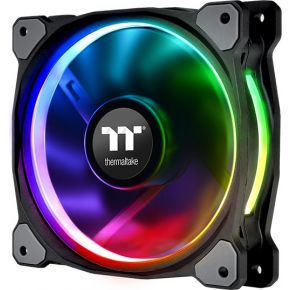 Thermaltake Riing PLUS 12 LED RGB Radiator Fan TT Premium Edition - Gehäuselüfter - 120mm - Schwarz