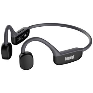 Imperial bluTC active 1 Sport On Ear Kopfhörer Bluetooth Schwarz Knochenschall-Kopfhörer, Schwei