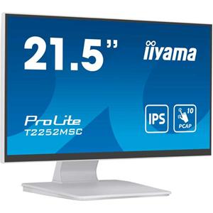 Iiyama 21,5  WHITE Bonded PCAP Touchscreen-Monitor EEK: C (A - G) 54.6cm (21.5 Zoll) 1920 x 1080 P