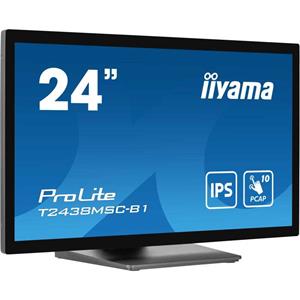 Iiyama ProLite T2438MSC-B1 Touchscreen-Monitor EEK: E (A - G) 61cm (24 Zoll) 1920 x 1080 Pixel 16:9