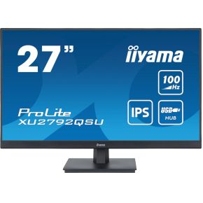 Iiyama XU2792QSU-B6 Business LED-Monitor EEK F (A - G) 68.6cm (27 Zoll) 2560 x 1440 Pixel 16:9 0.4 m