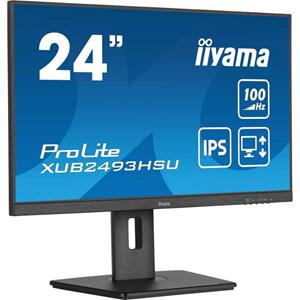 Iiyama XUB2493HSU-B6 LED-Monitor EEK E (A - G) 61cm (24 Zoll) 1920 x 1080 Pixel 16:9 0.4 ms HDMI,