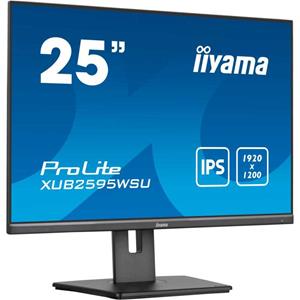 Iiyama 25  ETE IPS-panel LED-Monitor EEK F (A - G) 63.5cm (25 Zoll) 1920 x 1200 Pixel 16:10 4 ms H