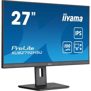 Iiyama XUB2792HSU-B6 Business LED-Monitor EEK E (A - G) 68.6cm (27 Zoll) 1920 x 1080 Pixel 16:9 0.4