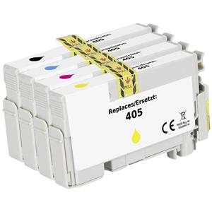 Renkforce Tinte Kombi-Pack ersetzt Epson 405 Kompatibel Schwarz, Cyan, Magenta, Gelb RF-5705462