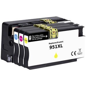 Renkforce Inkt combipack vervangt HP 950 XL, 951 XL (C2P43AE) Compatibel Zwart, Cyaan, Magenta, Geel RF-5705448