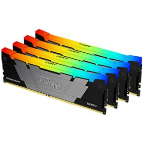Kingston Technology FURY Renegade RGB geheugenmodule 128 GB 4 x 32 GB DDR4 3200 MHz