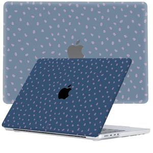 Lunso  MacBook Pro 14 inch (2021-2023) - cover hoes - Purple Pips
