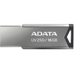 AUV250-16G-RBK ADATA UV250 - 16 GB - USB Type-A - 2.0 - Capless - 5.6 g - Silver
