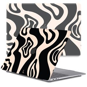 Lunso  MacBook Air 13 inch (2020) - cover hoes - Vanilla Swirl