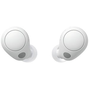 Sony WFC700NW.CE7 In Ear oordopjes HiFi Bluetooth Stereo Wit Noise Cancelling Oplaadbox, Bestand tegen zweet, Volumeregeling