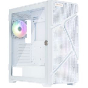 Enermax MarbleShell MS21 Midi-Tower Gaming-Gehäuse Weiß Seitenfenster, Staubfilter