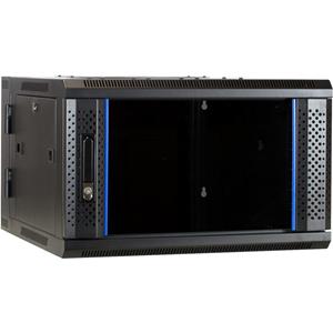 6U wandkast (kantelbaar) met glazen deur - DS6606-DOUBLE Server rack