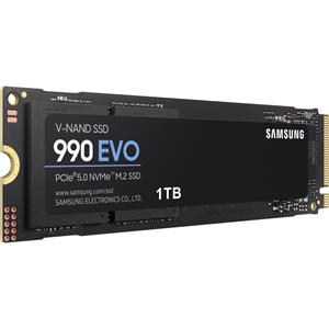 Samsung 990 EVO 1TB Interne M.2 PCIe NVMe SSD 2280 M.2 NVMe PCIe 4.0 x4, M.2 NVMe PCIe 5.0 x2 Retail