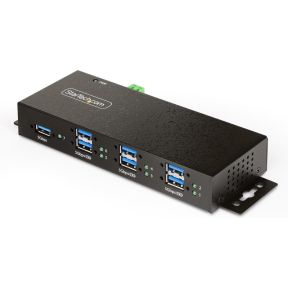 Startech .com 7-Port Managed USB Hub met 4x USB-A, Heavy Duty met Industriële Stalen Behuizing, ESD &