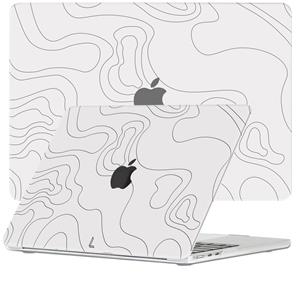 Lunso  MacBook Air 13 inch M2 (2022) - cover hoes - Land Lines