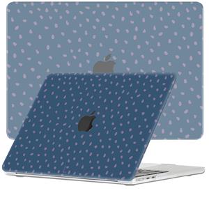 Lunso  MacBook Air 13 inch M2 (2022) - cover hoes - Purple Pips
