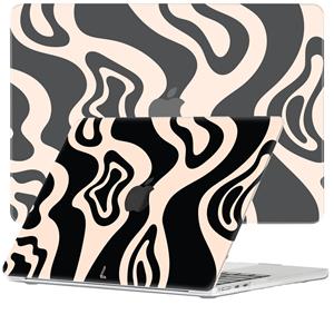 Lunso  MacBook Air 13 inch M2 (2022) - cover hoes - Vanilla Swirl