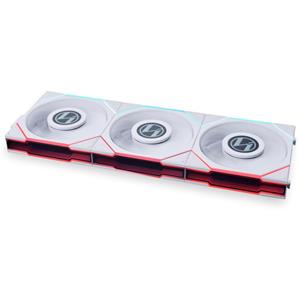 Lian Li UNI FAN TLLCD120 Reverse White Triple Pack case fan 4-pin PWM, Incl. controller