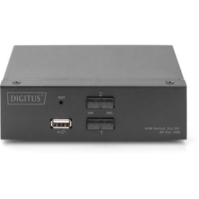 Digitus DS-12851 1+2 Port KVM-Umschalter Display-Port 3840 x 2160 Pixel