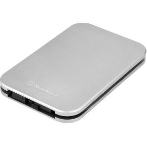 Silverstone MMS02C HDD-/SSD-behuizing Aluminium, Zwart 2.5