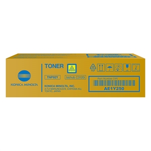 Konica-Minolta TNP-92Y (AE1Y250) toner cartridge geel (origineel)