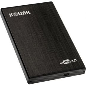 Kolink Festplatten-Gehäuse HDSU2U3, 2,5 Zoll Portable SATA HDD/SSD USB 3.0 Mobiles Externes Gehäuse