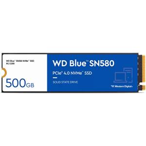 WD Blue SN580 SSD 500GB M.2 PCIe Gen4 NVMe Internes Solid-State-Module