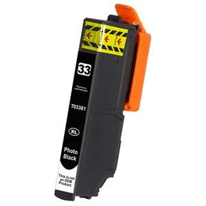 Huismerk Epson 33XL (T3361) cartridge foto zwart