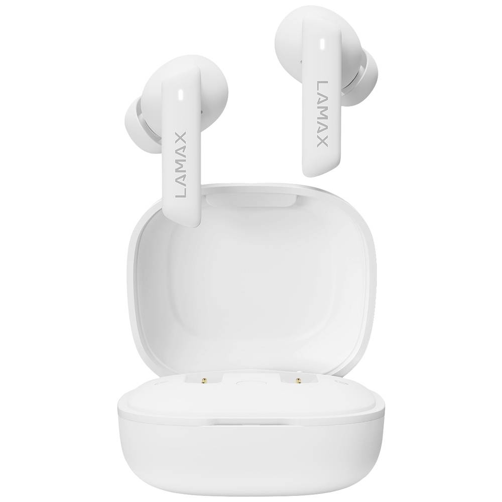 Lamax Clips1 In Ear Headset Bluetooth Stereo Weiß Batterieladeanzeige, Headset, Ladecase, Lautst�