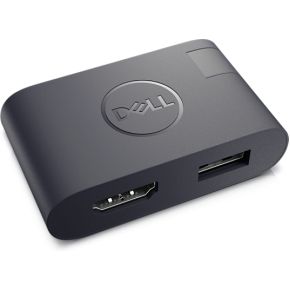 Dell DA20 USB Type-C HDMI + USB Zwart