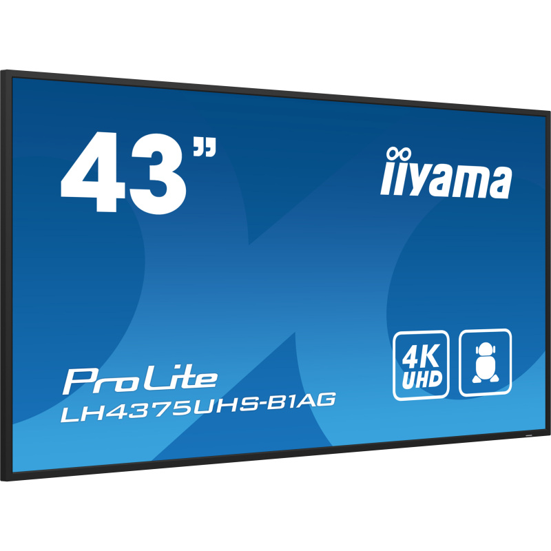 Iiyama ProLite LH4375UHS-B1AG Digital Signage Display EEK: G (A - G) 108cm 42.5 Zoll 3840 x 2160 Pix