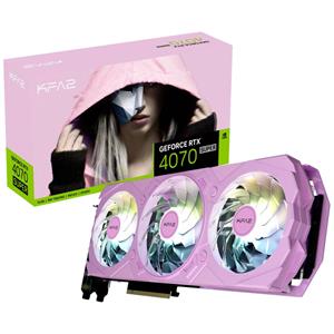 KFA2 Grafikkarte Nvidia GeForce RTX 4070 EX Gamer Pink 1-Click OC 12GB GDDR6X-RAM PCIe x16 DisplayPo