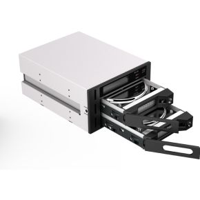 ICY BOX Raidon iR2622 HDD-/SSD-behuizing 2.5/3.5 Zwart, Grijs