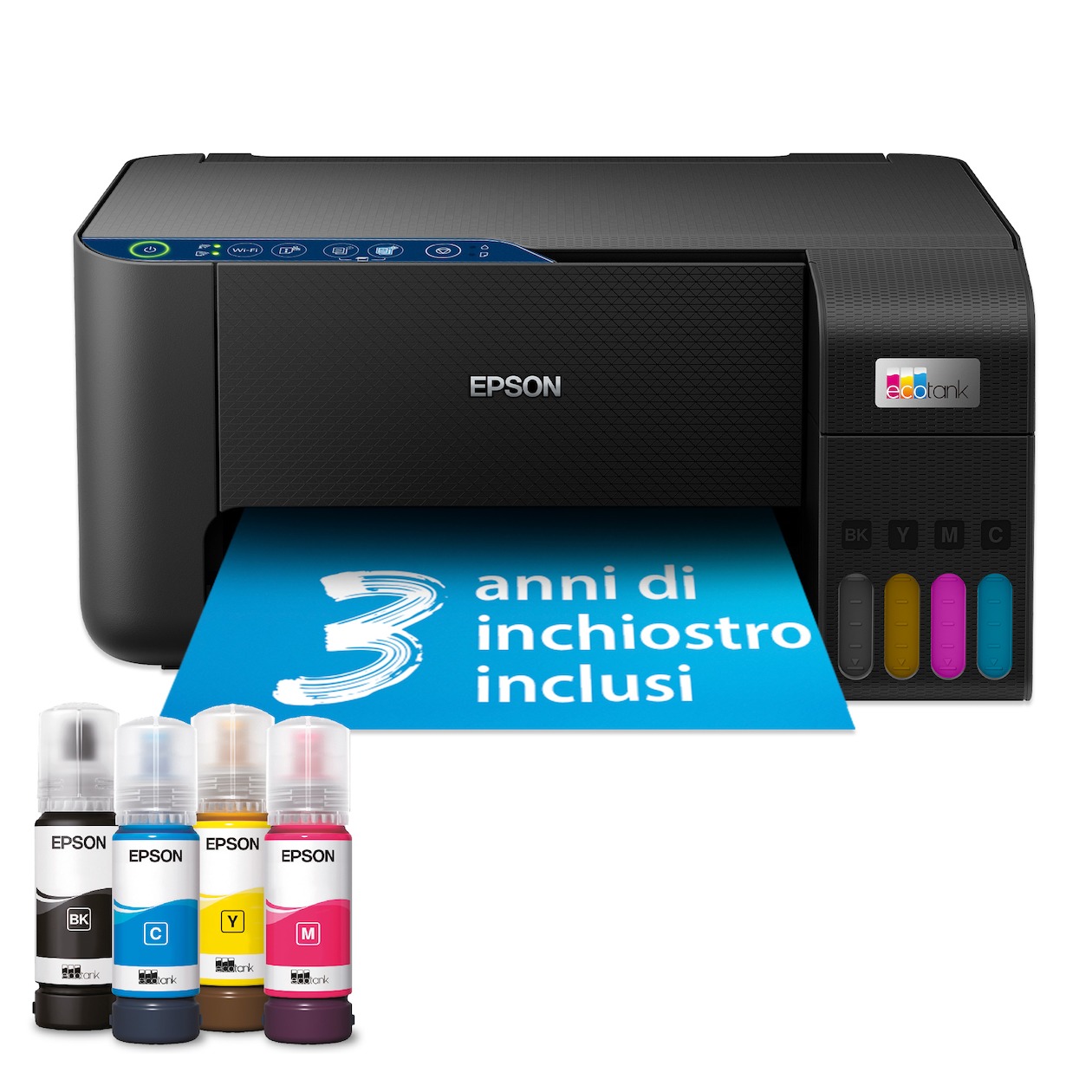 Epson EcoTank ET-2861 All-in-one inkjet printer Zwart