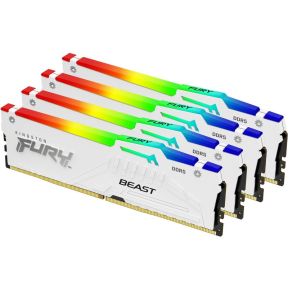 Kingston DDR5 Fury Beast White RGB 4x32GB 5200