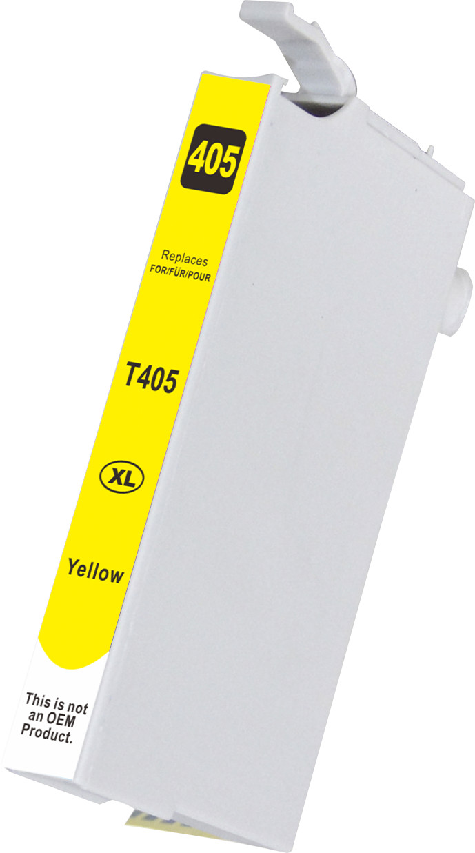 Huismerk Epson 405XL cartridge geel