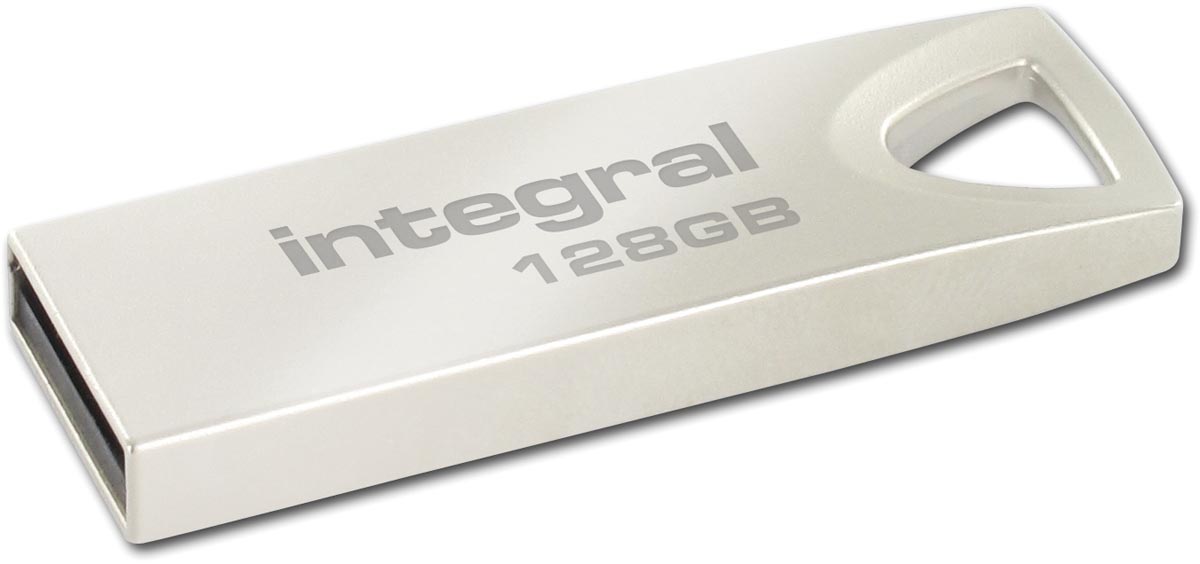 Integral ARC USB stick 2.0, 128 GB, zilver