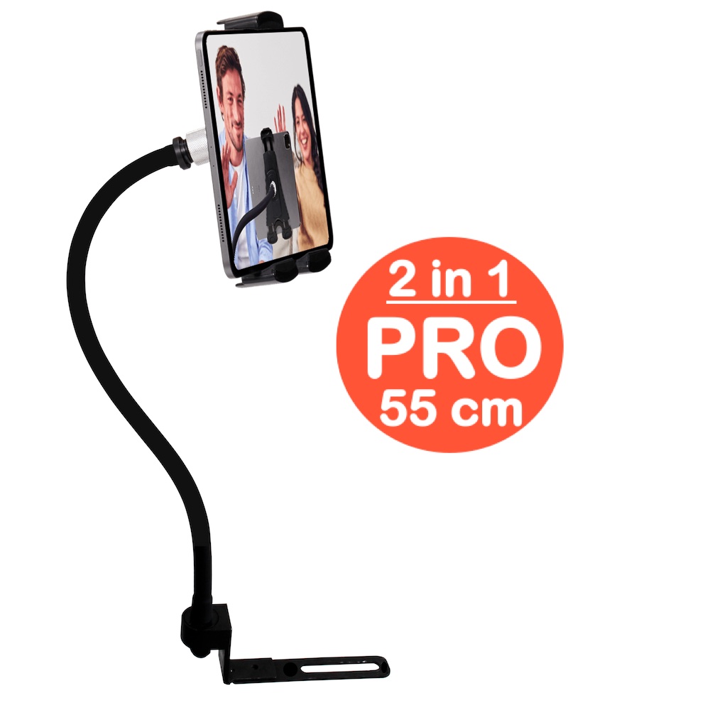 Develop-free Auto Tablet houder + Telefoonhouder PRO (2 in 1) 6-13 inch