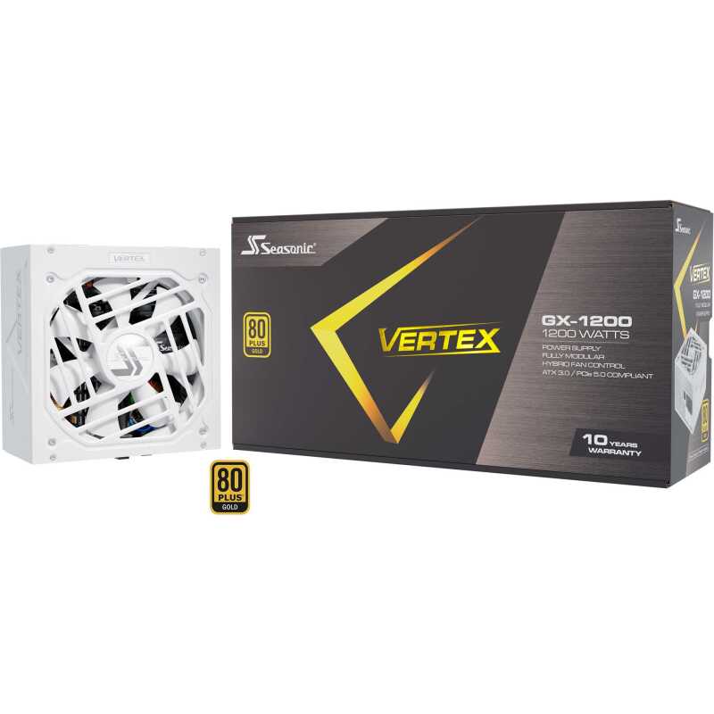 Seasonic VERTEX GX-1200 White Edition, 1200W Voeding