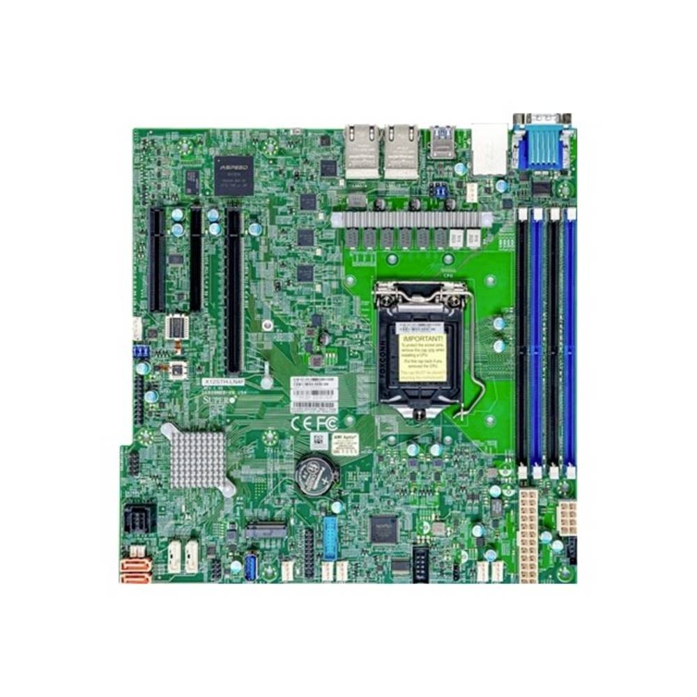 Supermicro MBD-X12STH-LN4F-O Moederbord Socket Intel 1200 Vormfactor Micro-ATX