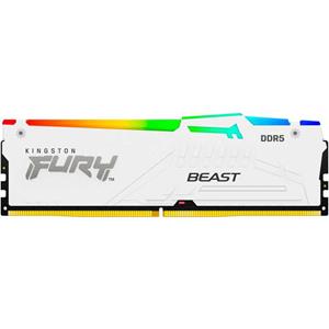 Kingston FURY Beast DDR5-6000 - 16GB - CL30 - Single Channel (1 Stück) - AMD EXPO & Intel XMP - Weiß