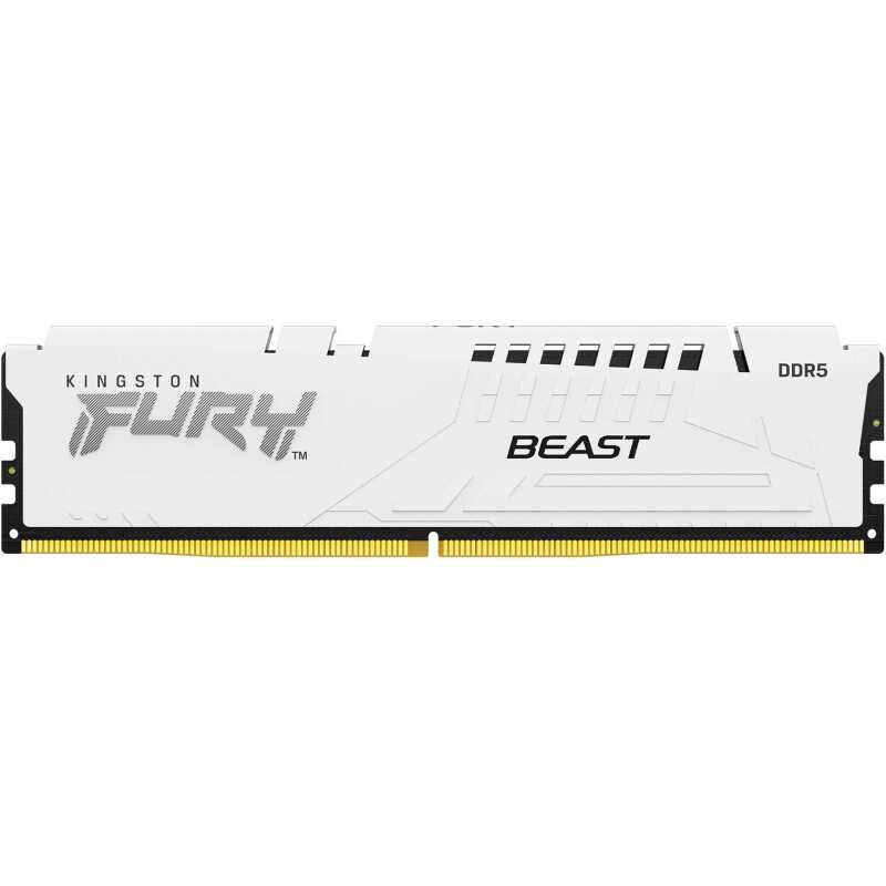Kingston FURY Beast DDR5-6400 - 32GB - CL32 - Single Channel (1 Stück) - AMD EXPO & Intel XMP - Weiß