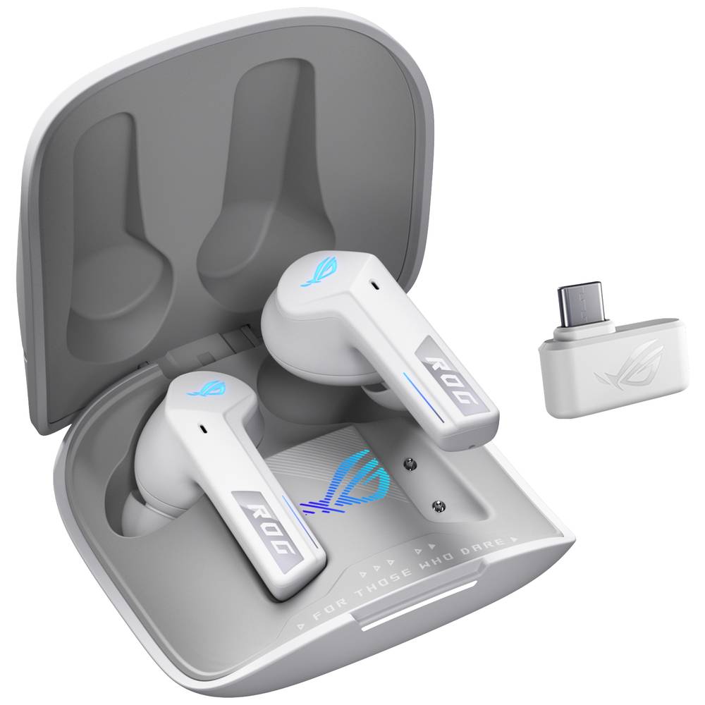 Asus ROG Cetra True Wireless Speednova Gaming In Ear Kopfhörer Bluetooth Stereo Weiß Noise Cance