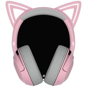 RAZER Kraken Kitty BT V2 Over Ear koptelefoon Gamen Bluetooth Stereo Kwarts, Pink