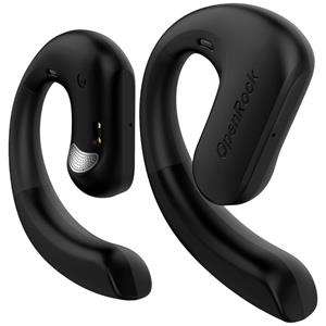 OneOdio OpenRock S Ear Free headset Sport Bluetooth Stereo Zwart Headset, Oplaadbox, Oorbeugel, Bestand tegen zweet