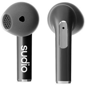 Sudio N2 In Ear headset Bluetooth Stereo Zwart Headset, Oplaadbox, Touchbesturing