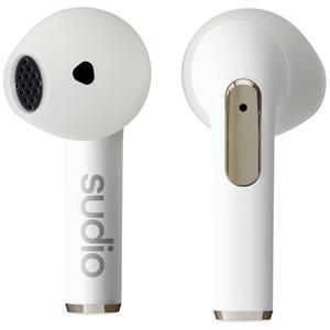 Sudio N2 In Ear headset Bluetooth Stereo Wit Headset, Oplaadbox, Touchbesturing