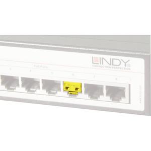 Lindy RJ45 Port Schloss (20 Stück) ohne Schlüssel, Diebstahlschutz