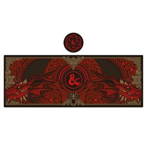 Fanattik Dungeons and Dragons: Desk Mat & Coaster Set Gaming muismat